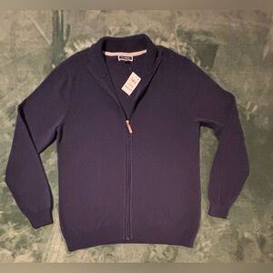 Club Room Zipper Front Sweater/Sweat Shirt, NEW with Tag, Size: L (4385)